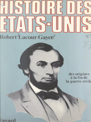 cover image of Histoire des États-Unis (1). Des origines jusqu'à la fin de la guerre civile